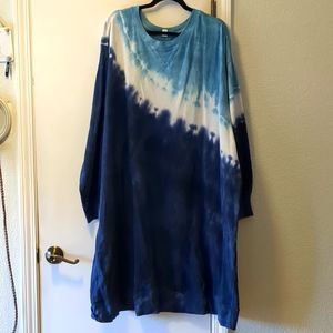 Old Navy Tie-Dyed Sweatshirt Dress - 4X